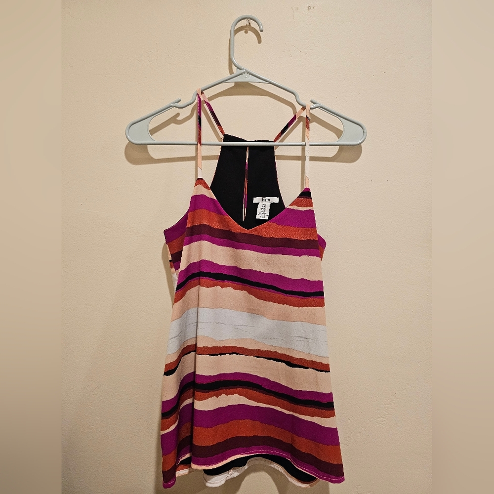 Bar III Multicolor Striped Tank Top